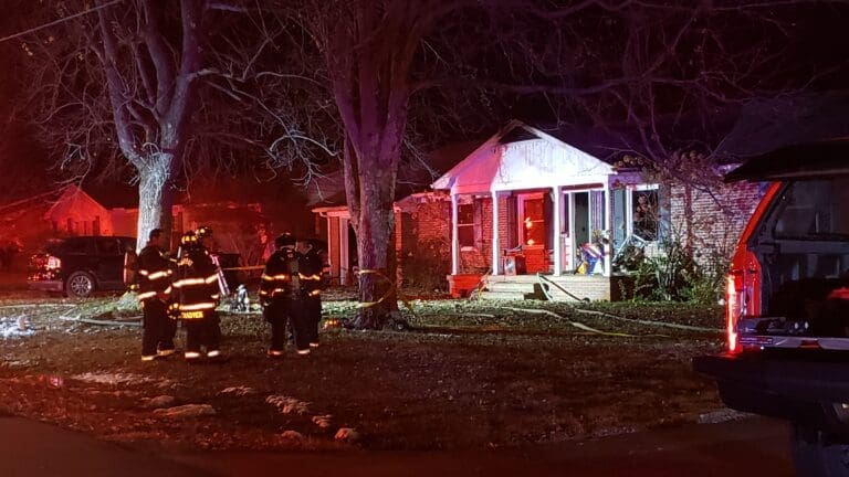 Murray home reignites, causing temporary road closure