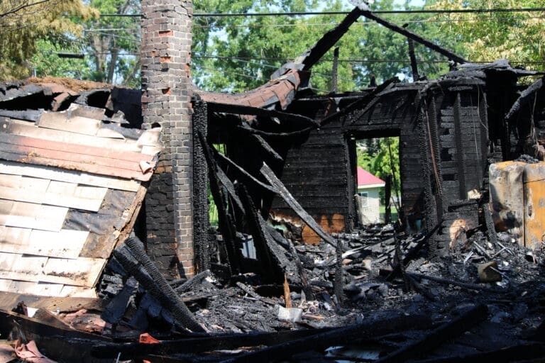 Abandoned home gutted by early-morning fire